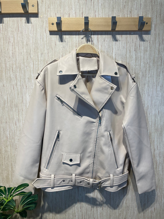 CHAQUETA EFECTO PIEL RIDER