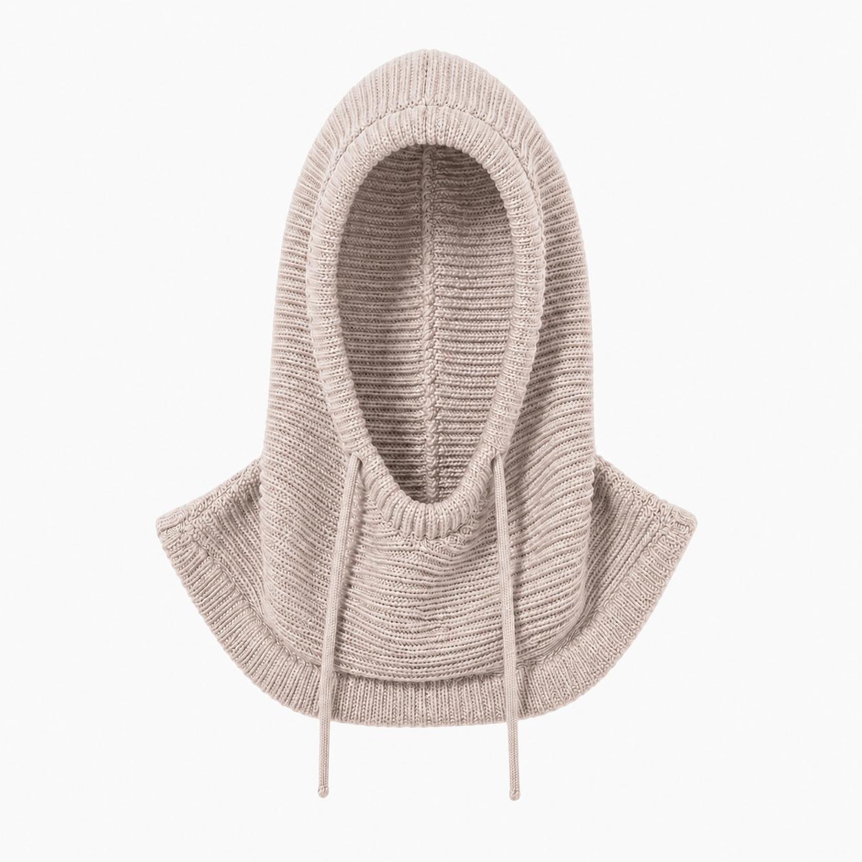 YULVET Balaclava de Punto con Capucha Integrada y Cuello Envolvente, Diseño Multifunción con Cordón Ajustable, Cálida y Cómoda para Otoño e Invierno, Talla Única