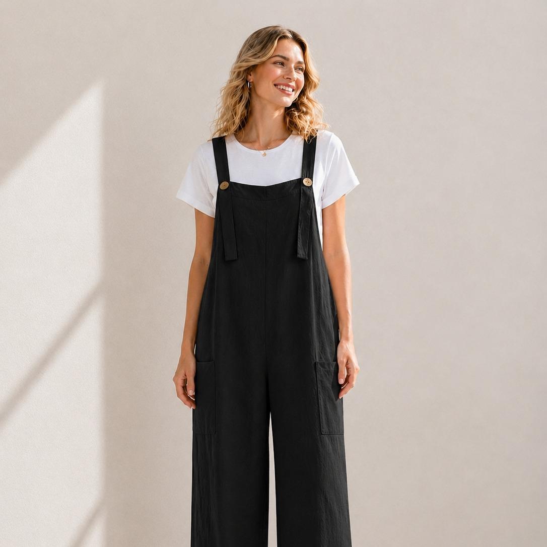 YULVET Mono 2 piezas efecto conjunto  Cómodo, fluido y súper favorecedor Perfecto para el día a día sin complicarte el look
