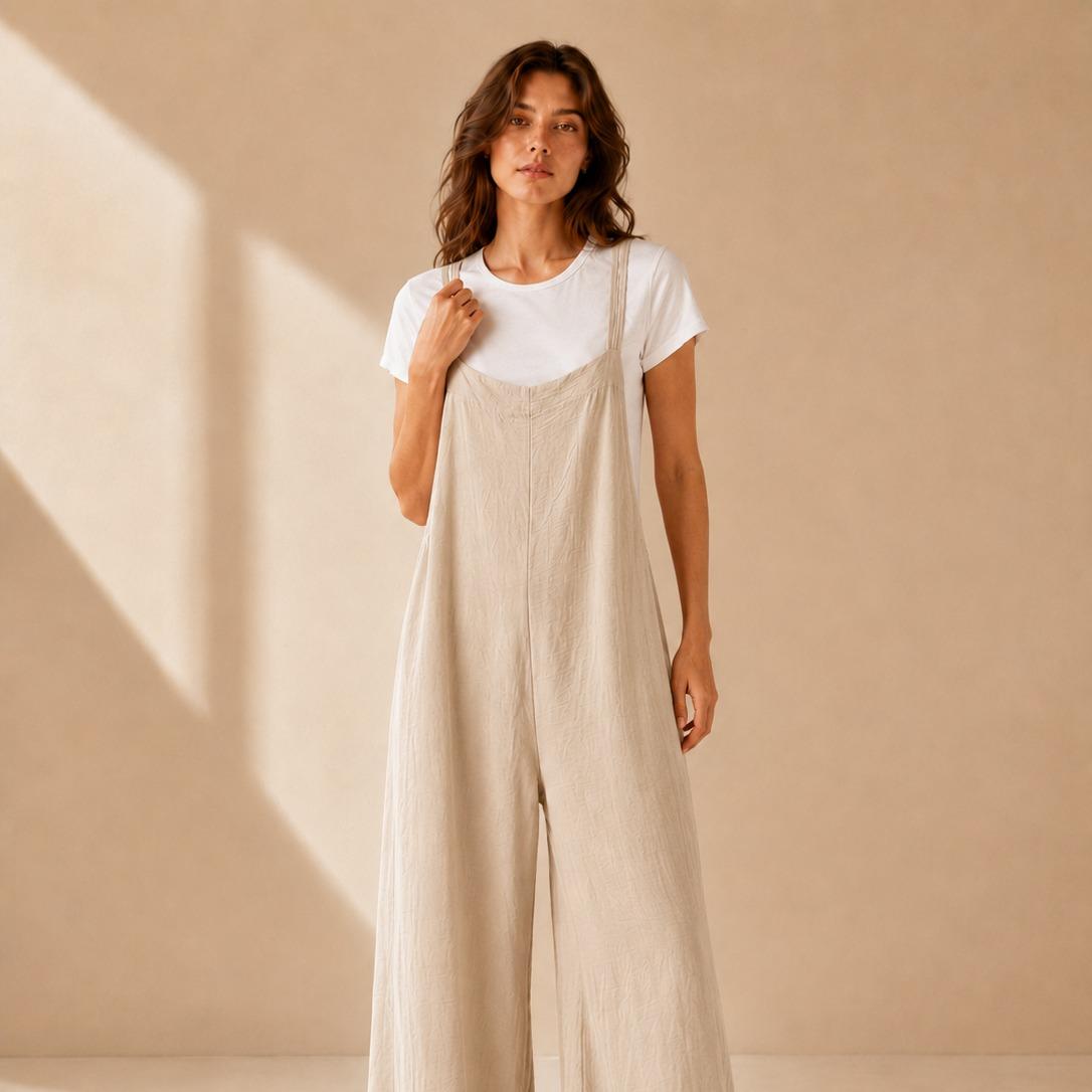 YULVET Mono 2 piezas efecto conjunto  Cómodo, fluido y súper favorecedor Perfecto para el día a día sin complicarte el look