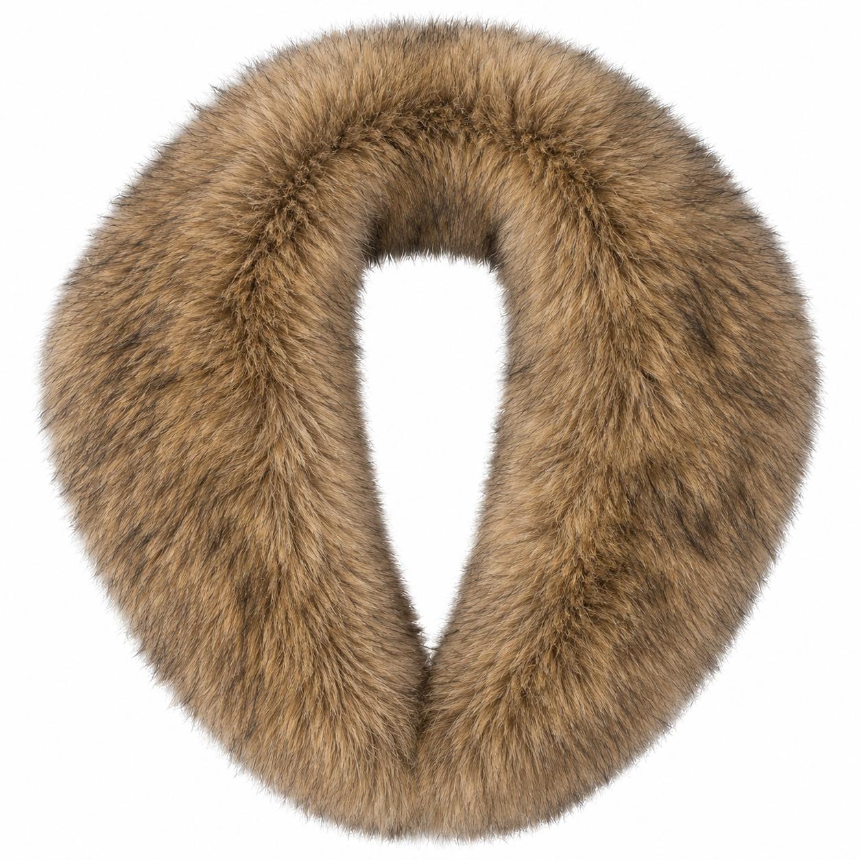 YULVET Cuello de Pelo Sintético Suave y Elegante para Mujer, Accesorio de Abrigo con Diseño Alargado y Puntas Estrechas para Vestidos, Chaquetas y Looks de Fiesta