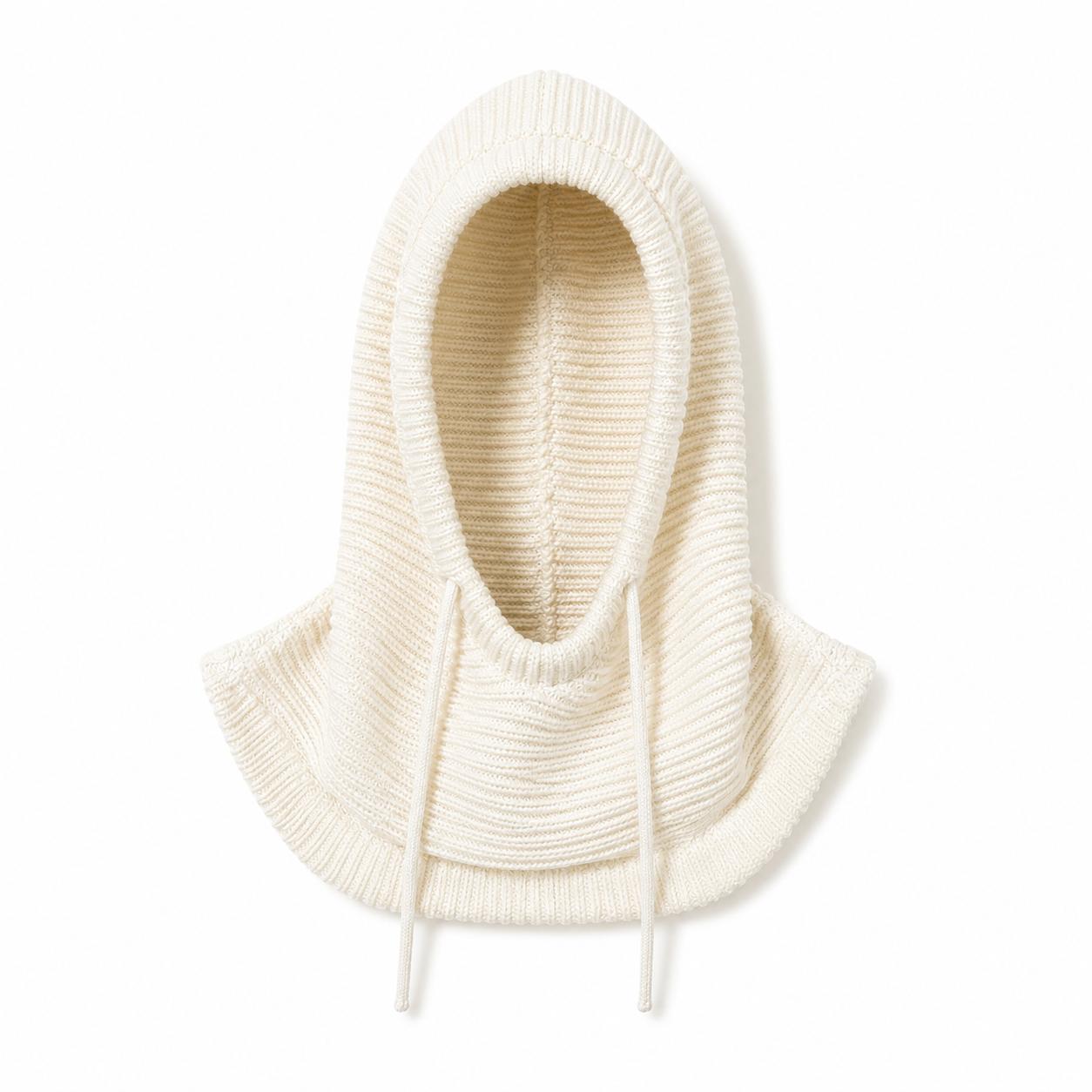YULVET Balaclava de Punto con Capucha Integrada y Cuello Envolvente, Diseño Multifunción con Cordón Ajustable, Cálida y Cómoda para Otoño e Invierno, Talla Única
