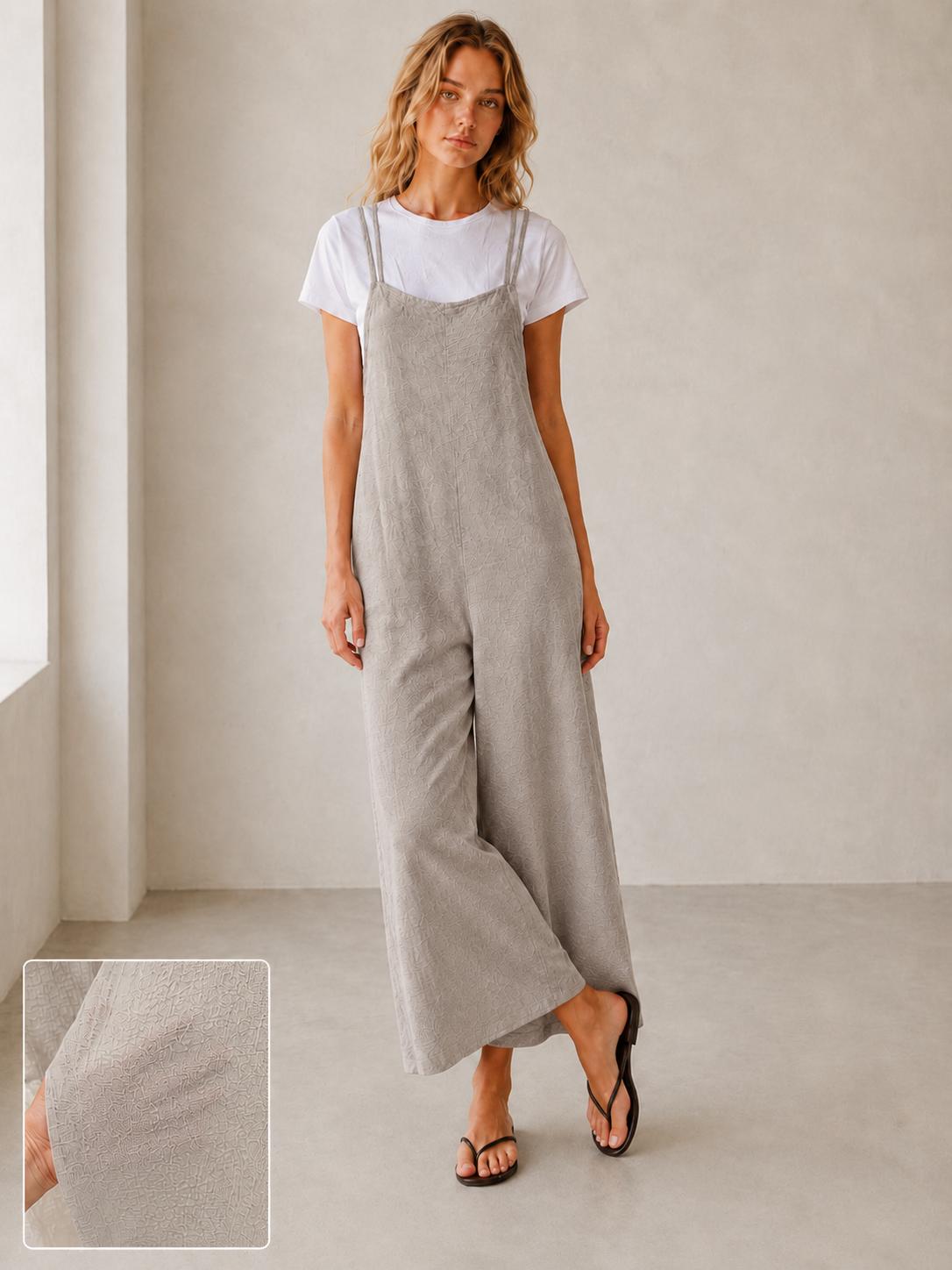 YULVET Mono 2 piezas efecto conjunto  Cómodo, fluido y súper favorecedor Perfecto para el día a día sin complicarte el look