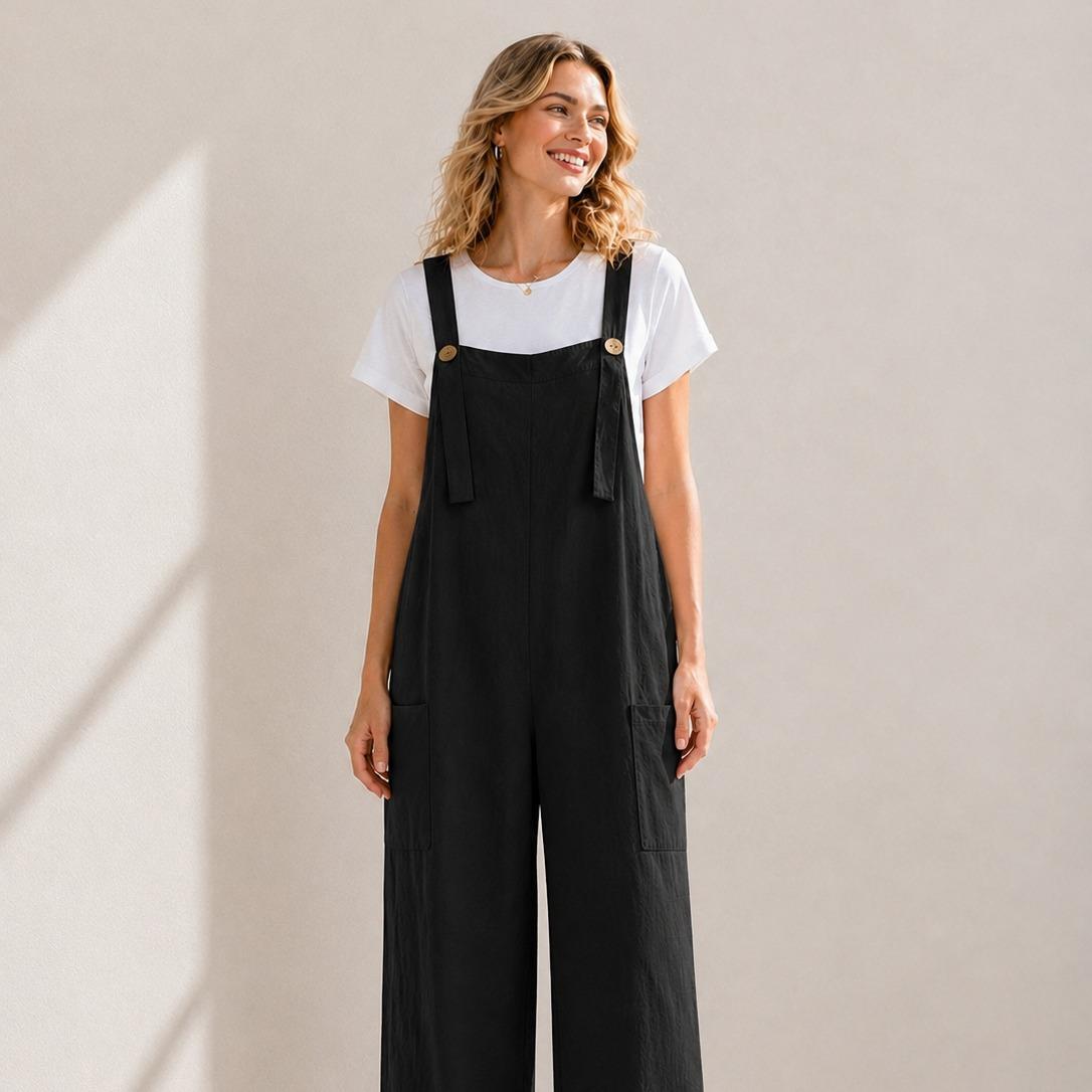 YULVET Mono 2 piezas efecto conjunto  Cómodo, fluido y súper favorecedor Perfecto para el día a día sin complicarte el look