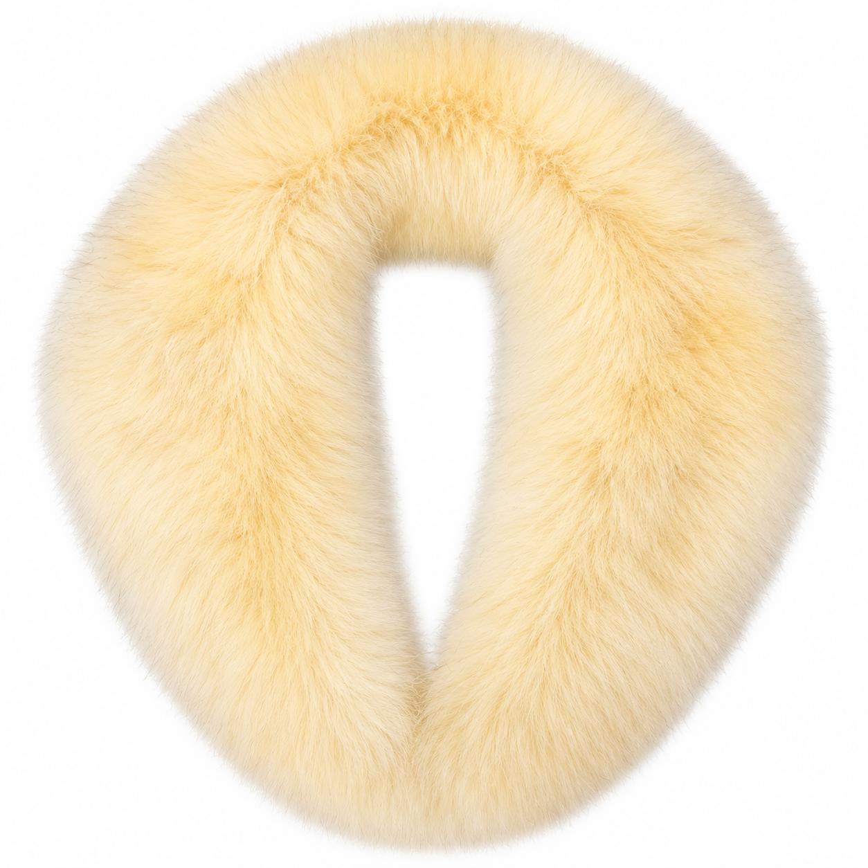 YULVET Cuello de Pelo Sintético Suave y Elegante para Mujer, Accesorio de Abrigo con Diseño Alargado y Puntas Estrechas para Vestidos, Chaquetas y Looks de Fiesta