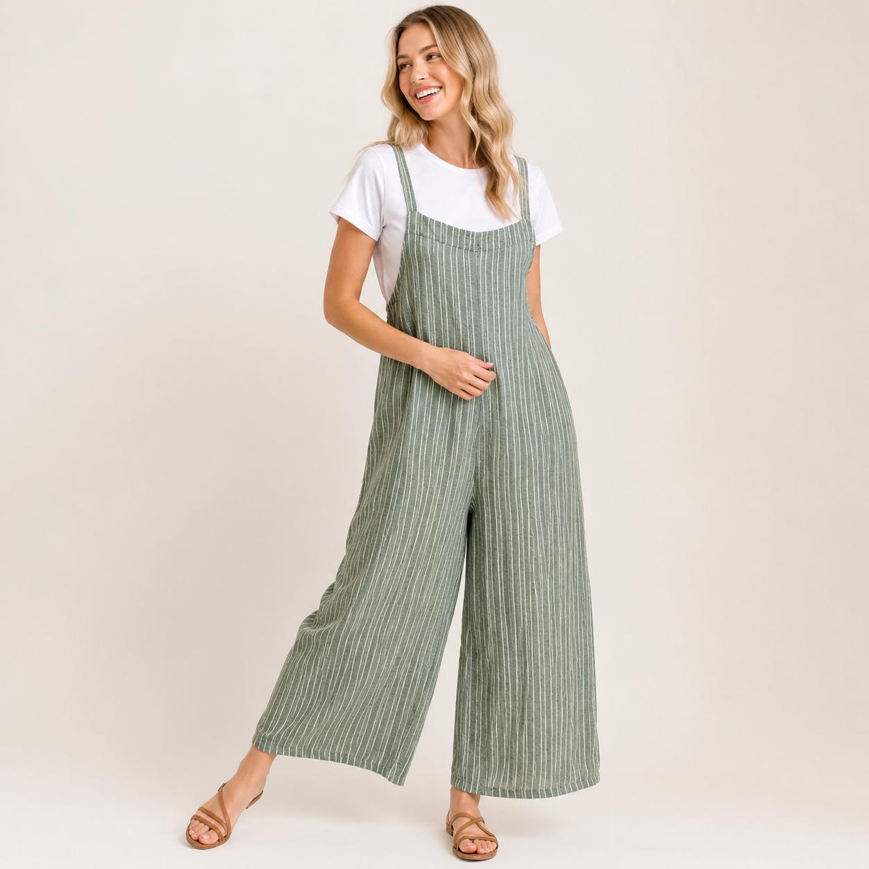 YULVET Mono 2 piezas efecto conjunto  Cómodo, fluido y súper favorecedor Perfecto para el día a día sin complicarte el look