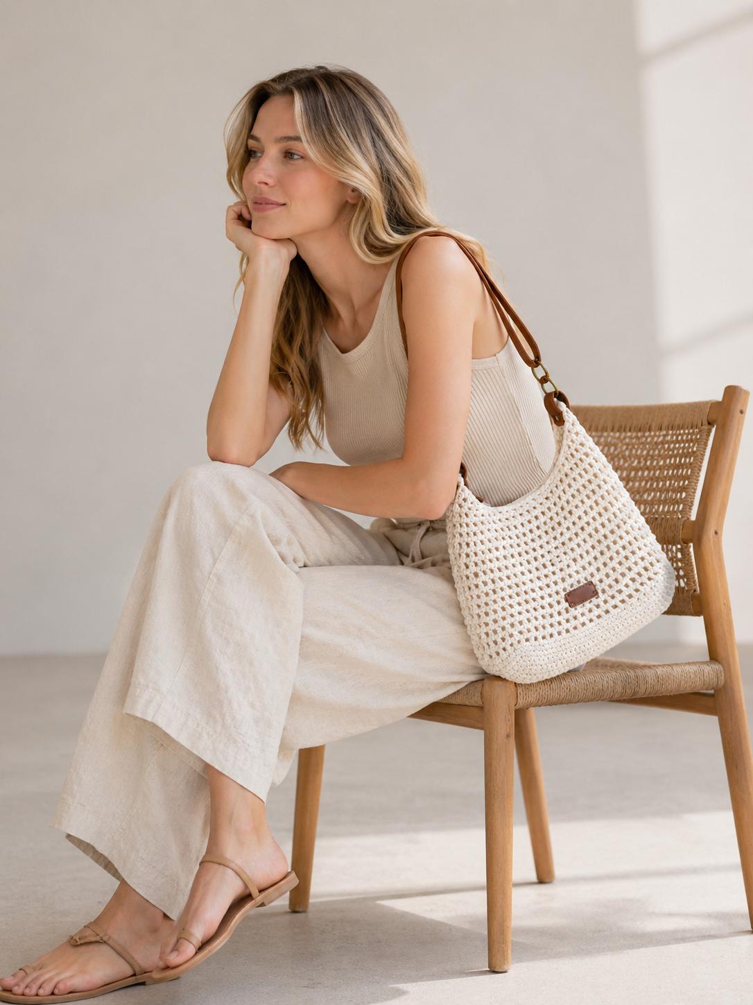 YULVET Bolsos de Crochet Premium Tendencia con Estilo