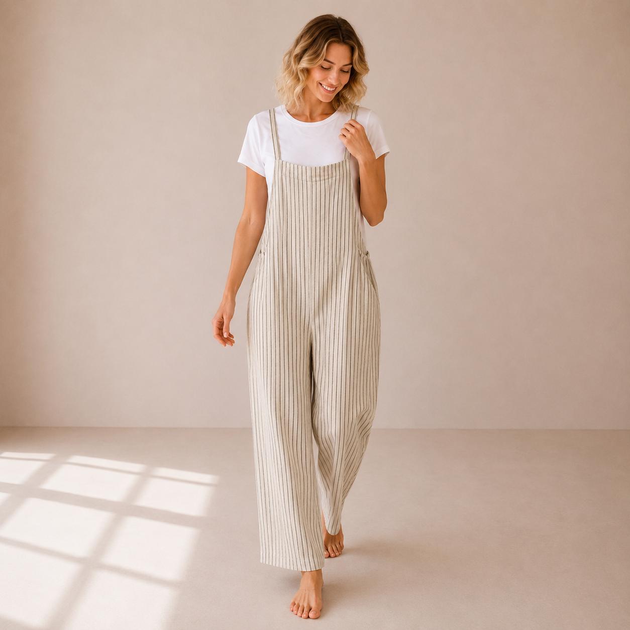 YULVET Mono 2 piezas efecto conjunto  Cómodo, fluido y súper favorecedor Perfecto para el día a día sin complicarte el look