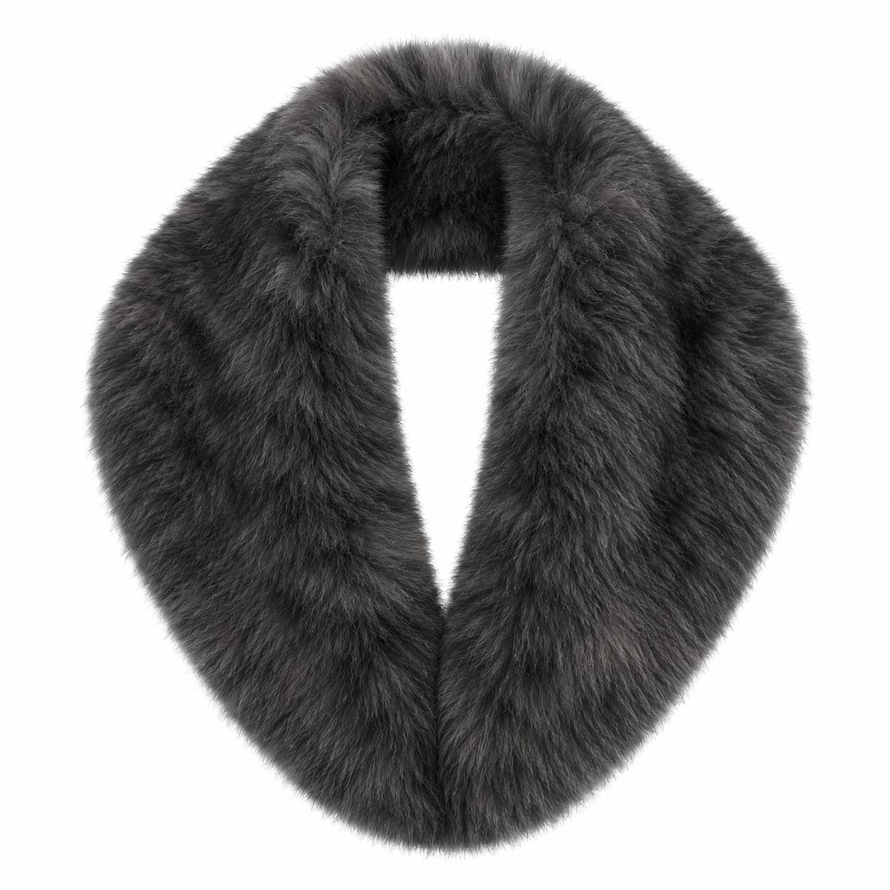 YULVET Cuello de Pelo Sintético Suave y Elegante para Mujer, Accesorio de Abrigo con Diseño Alargado y Puntas Estrechas para Vestidos, Chaquetas y Looks de Fiesta