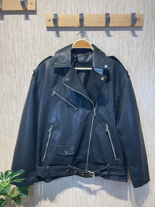 CHAQUETA EFECTO PIEL RIDER