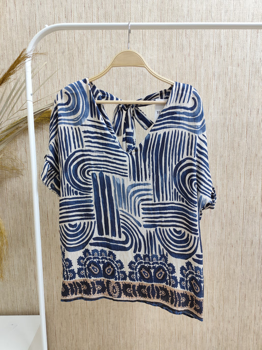 BLUSA ESTAMPADA