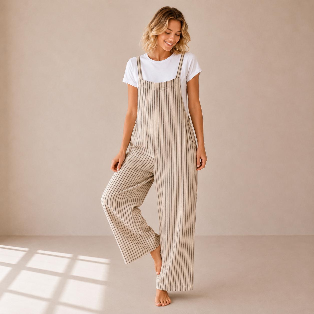 YULVET Mono 2 piezas efecto conjunto  Cómodo, fluido y súper favorecedor Perfecto para el día a día sin complicarte el look