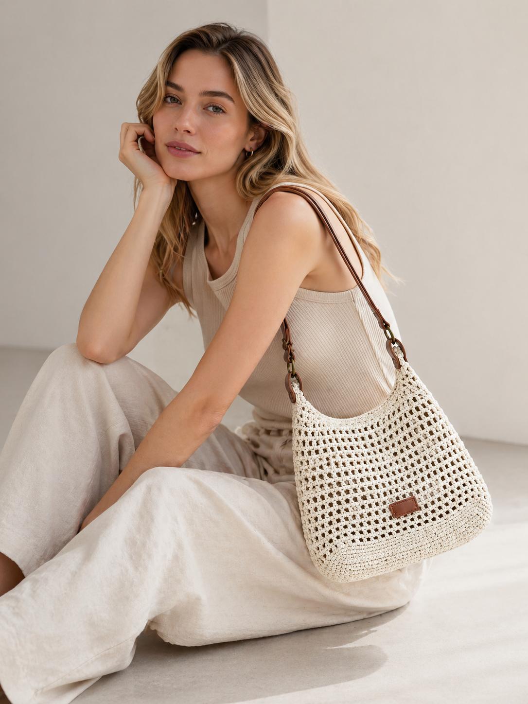 YULVET Bolsos de Crochet Premium Tendencia con Estilo
