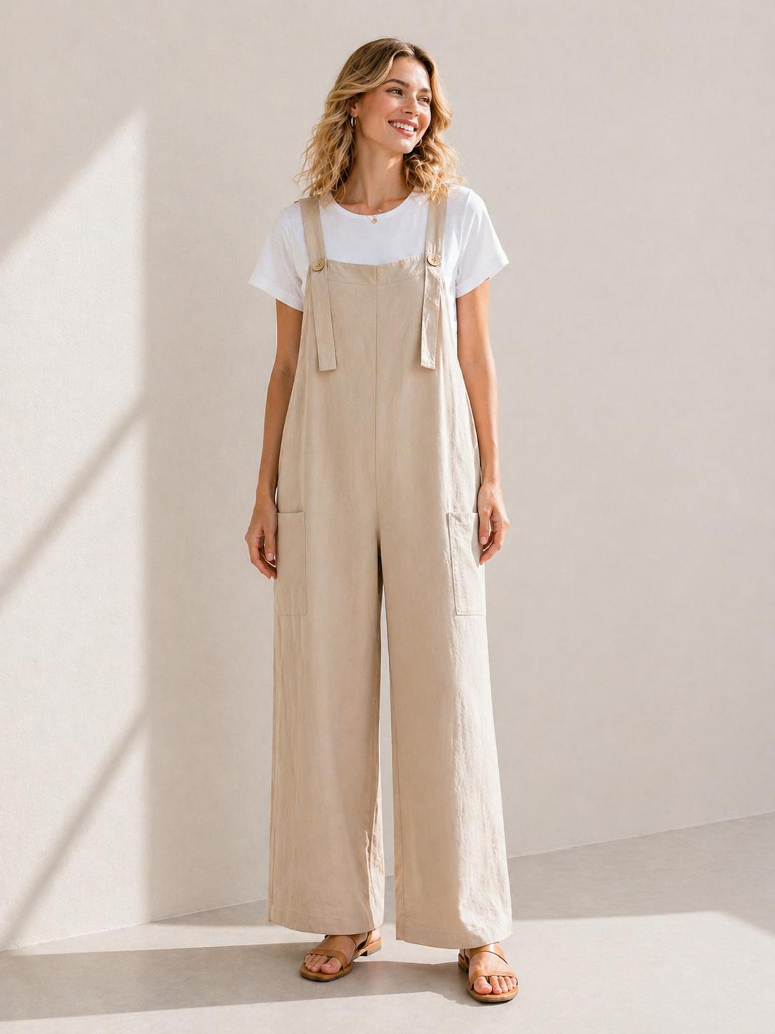 YULVET Mono 2 piezas efecto conjunto  Cómodo, fluido y súper favorecedor Perfecto para el día a día sin complicarte el look