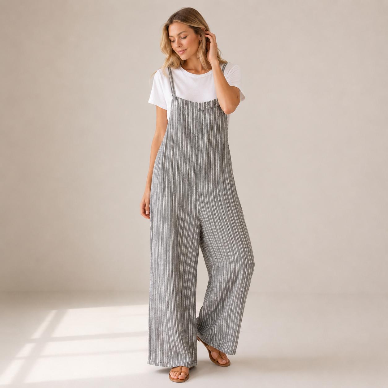 YULVET Mono 2 piezas efecto conjunto  Cómodo, fluido y súper favorecedor Perfecto para el día a día sin complicarte el look