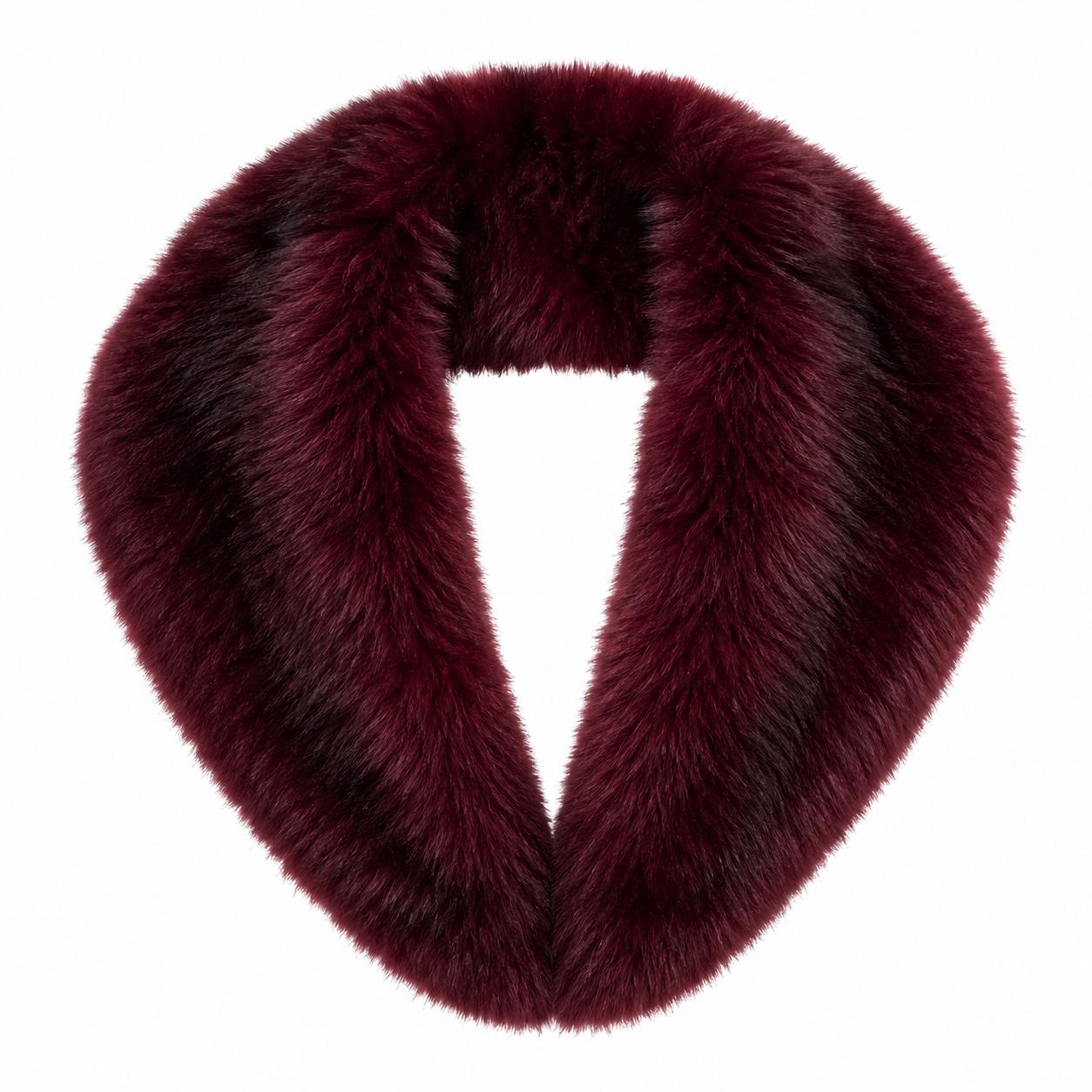 YULVET Cuello de Pelo Sintético Suave y Elegante para Mujer, Accesorio de Abrigo con Diseño Alargado y Puntas Estrechas para Vestidos, Chaquetas y Looks de Fiesta