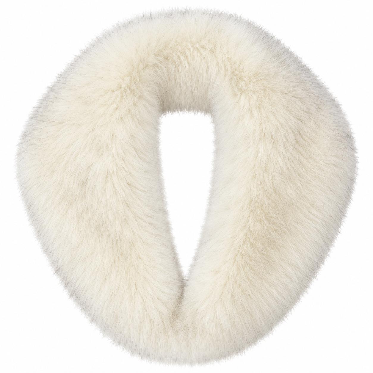 YULVET Cuello de Pelo Sintético Suave y Elegante para Mujer, Accesorio de Abrigo con Diseño Alargado y Puntas Estrechas para Vestidos, Chaquetas y Looks de Fiesta
