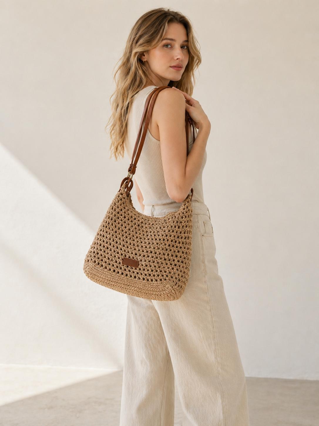 YULVET Bolsos de Crochet Premium Tendencia con Estilo